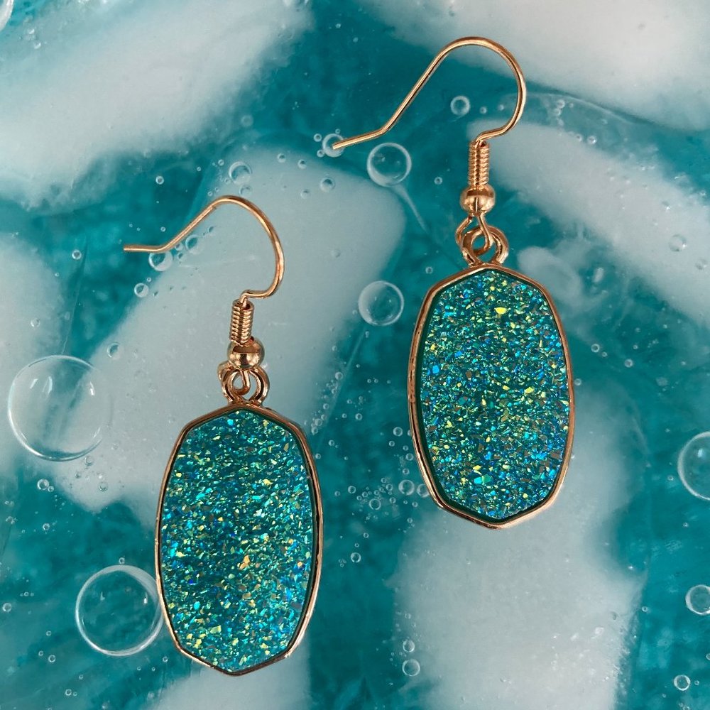 Druse Earrings